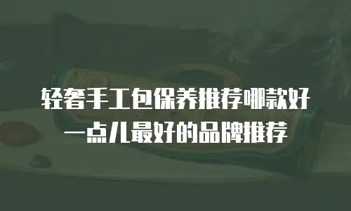 轻奢手工包保养推荐哪款好一点儿最好的品牌推荐