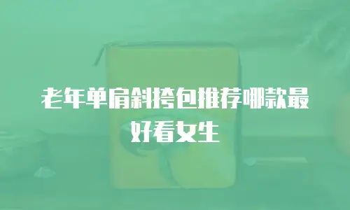 老年单肩斜挎包推荐哪款最好看女生