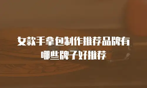 女款手拿包制作推荐品牌有哪些牌子好推荐