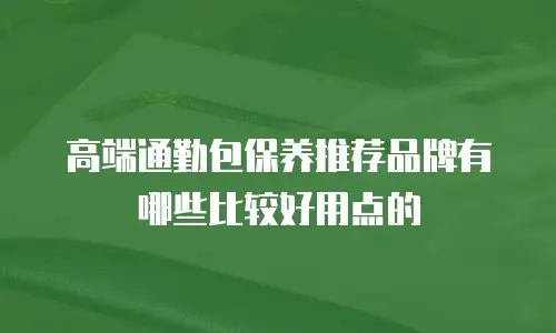高端通勤包保养推荐品牌有哪些比较好用点的