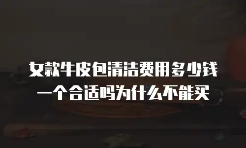 女款牛皮包清洁费用多少钱一个合适吗为什么不能买