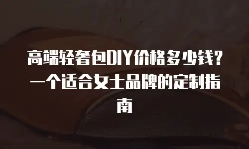 高端轻奢包DIY价格多少钱？一个适合女士品牌的定制指南