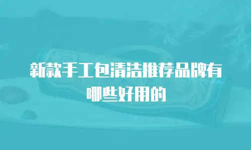 新款手工包清洁推荐品牌有哪些好用的