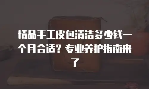 精品手工皮包清洁多少钱一个月合适？专业养护指南来了
