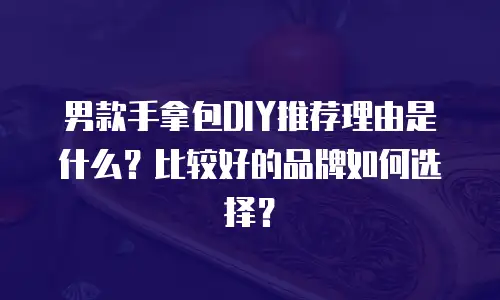 男款手拿包DIY推荐理由是什么？比较好的品牌如何选择？