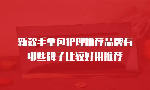 新款手拿包护理推荐品牌有哪些牌子比较好用推荐