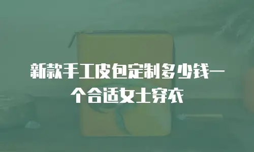 新款手工皮包定制多少钱一个合适女士穿衣