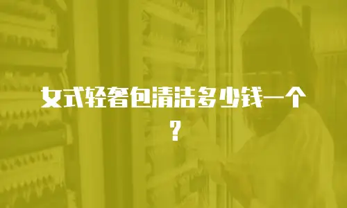 女式轻奢包清洁多少钱一个？