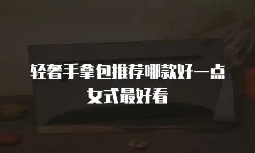 轻奢手拿包推荐哪款好一点女式最好看