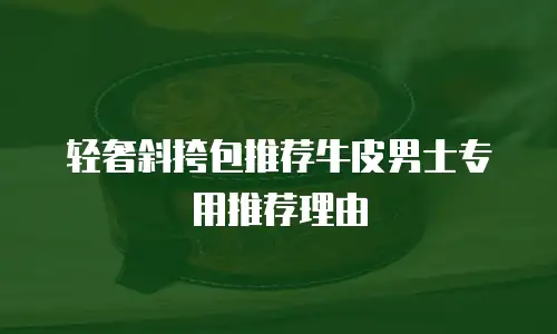 轻奢斜挎包推荐牛皮男士专用推荐理由