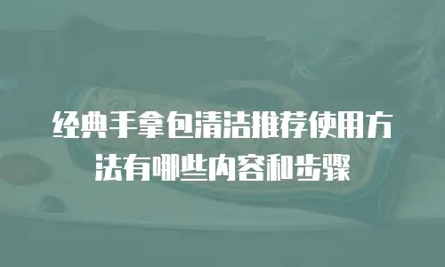 经典手拿包清洁推荐使用方法有哪些内容和步骤