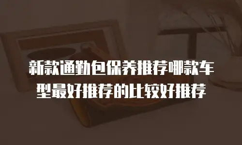 新款通勤包保养推荐哪款车型最好推荐的比较好推荐