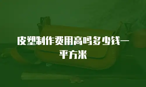 皮塑制作费用高吗多少钱一平方米
