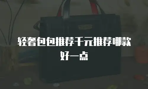 轻奢包包推荐千元推荐哪款好一点