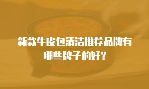 新款牛皮包清洁推荐品牌有哪些牌子的好？
