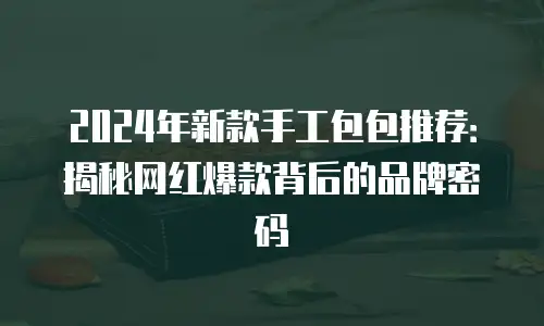 2024年新款手工包包推荐：揭秘网红爆款背后的品牌密码