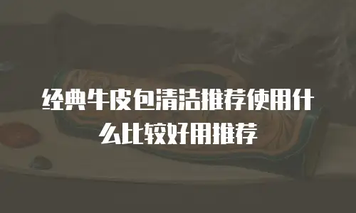 经典牛皮包清洁推荐使用什么比较好用推荐