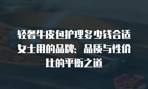 轻奢牛皮包护理多少钱合适女士用的品牌：品质与性价比的平衡之道