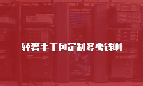 轻奢手工包定制多少钱啊
