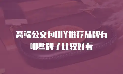 高端公文包DIY推荐品牌有哪些牌子比较好看
