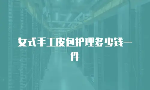 女式手工皮包护理多少钱一件