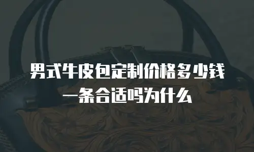 男式牛皮包定制价格多少钱一条合适吗为什么
