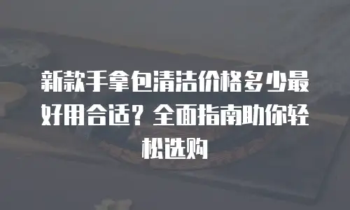 新款手拿包清洁价格多少最好用合适？全面指南助你轻松选购