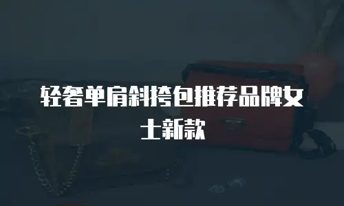 轻奢单肩斜挎包推荐品牌女士新款