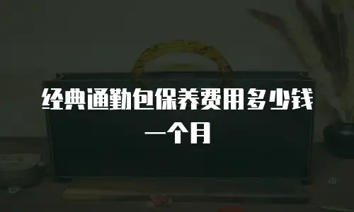 经典通勤包保养费用多少钱一个月