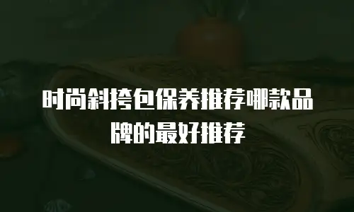 时尚斜挎包保养推荐哪款品牌的最好推荐