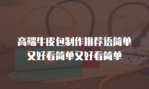 高端牛皮包制作推荐语简单又好看简单又好看简单