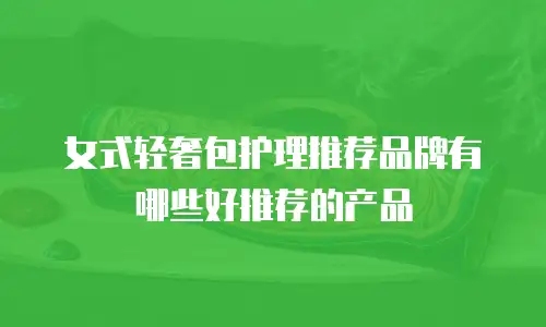 女式轻奢包护理推荐品牌有哪些好推荐的产品