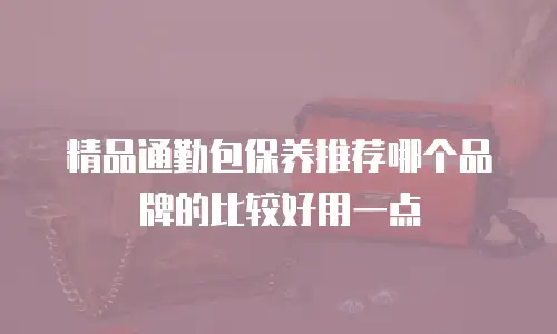 精品通勤包保养推荐哪个品牌的比较好用一点