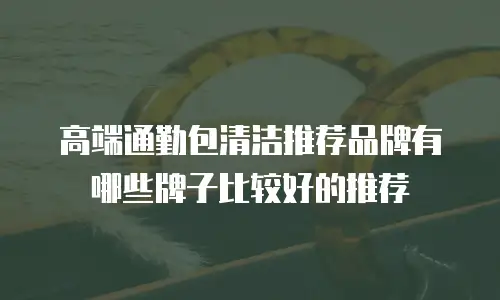 高端通勤包清洁推荐品牌有哪些牌子比较好的推荐