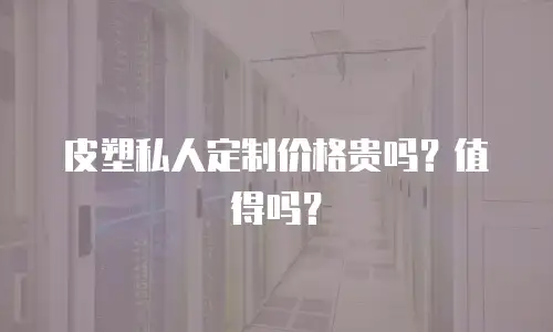 皮塑私人定制价格贵吗？值得吗？
