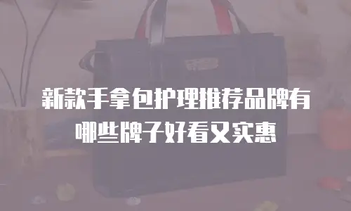新款手拿包护理推荐品牌有哪些牌子好看又实惠