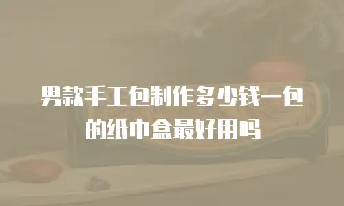 男款手工包制作多少钱一包的纸巾盒最好用吗