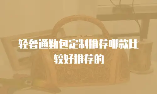 轻奢通勤包定制推荐哪款比较好推荐的