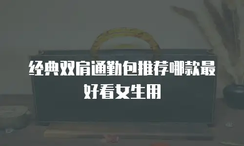 经典双肩通勤包推荐哪款最好看女生用