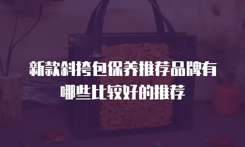 新款斜挎包保养推荐品牌有哪些比较好的推荐