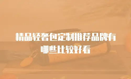 精品轻奢包定制推荐品牌有哪些比较好看