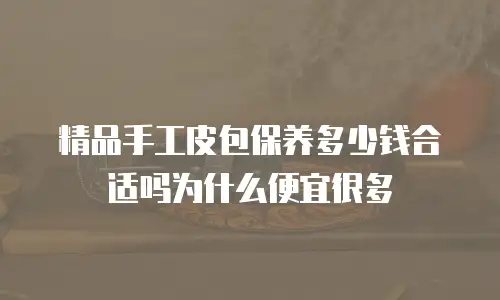 精品手工皮包保养多少钱合适吗为什么便宜很多