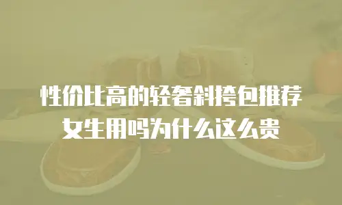 性价比高的轻奢斜挎包推荐女生用吗为什么这么贵