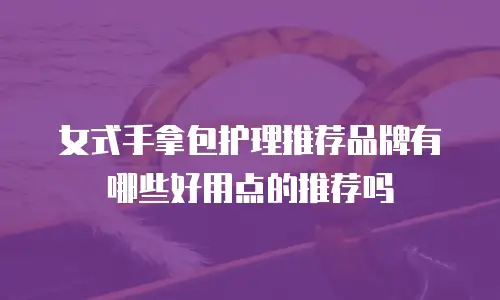 女式手拿包护理推荐品牌有哪些好用点的推荐吗