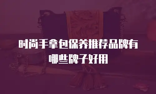 时尚手拿包保养推荐品牌有哪些牌子好用