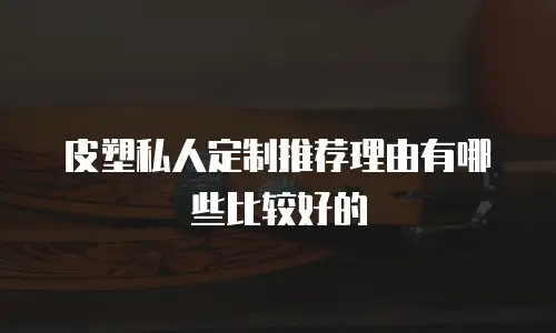 皮塑私人定制推荐理由有哪些比较好的