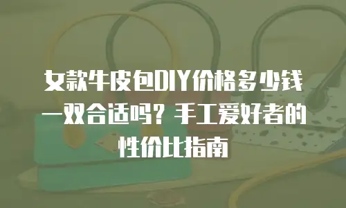 女款牛皮包DIY价格多少钱一双合适吗？手工爱好者的性价比指南