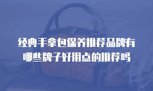 经典手拿包保养推荐品牌有哪些牌子好用点的推荐吗