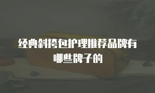 经典斜挎包护理推荐品牌有哪些牌子的