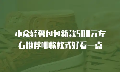 小众轻奢包包新款500元左右推荐哪款款式好看一点